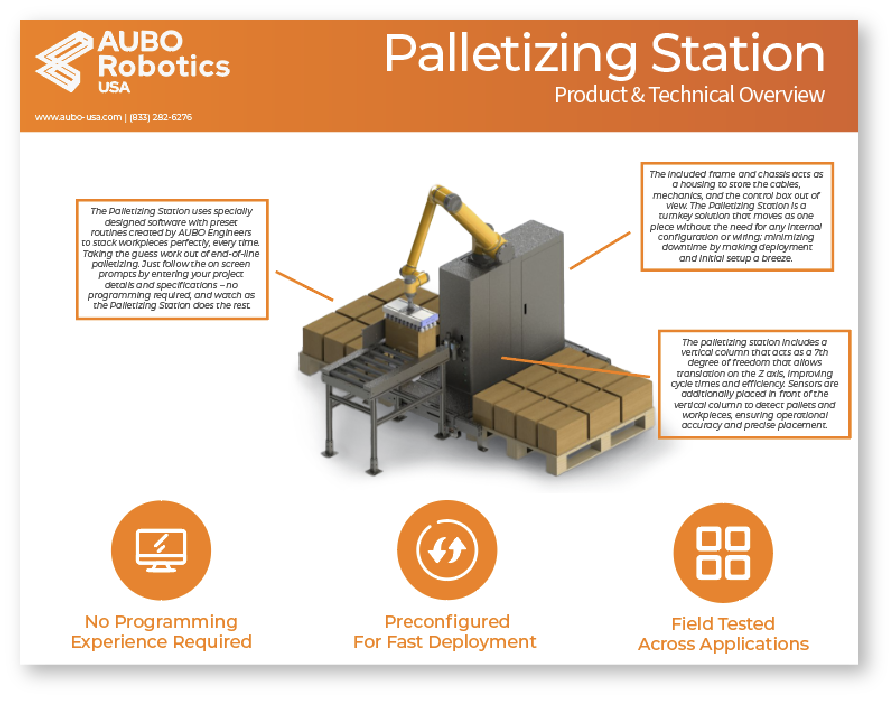 AUBO Robotics USA Asset-5-1 Palletizer  